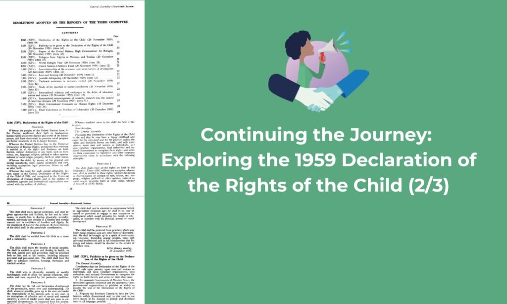 ISS - 100 Years : Continuing the Journey: Exploring the 1959 Declaration of the Rights of the Child (2/3)