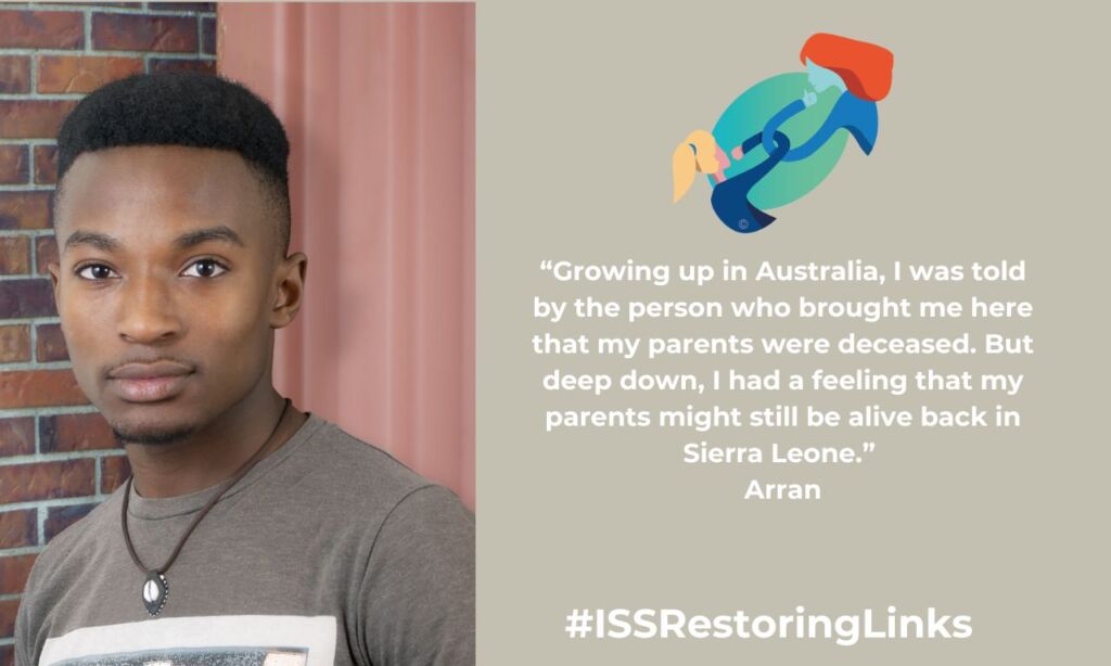ISS - 100 Years : The story of Arran, reuniting from Australia with his biological mother in Sierra Leone